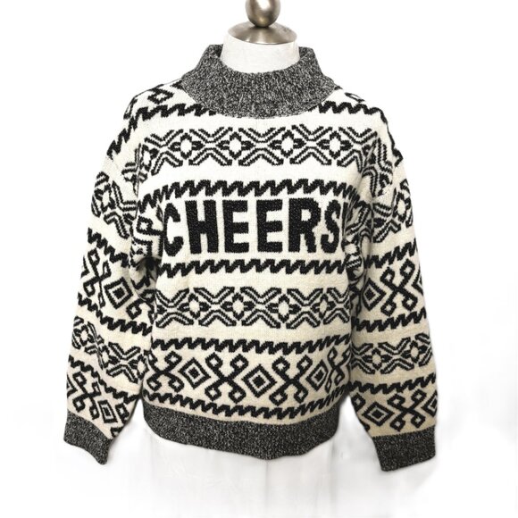 Christmas Holiday Sweater “Cheers” on front - A New Day NWOT - Picture 2 of 15